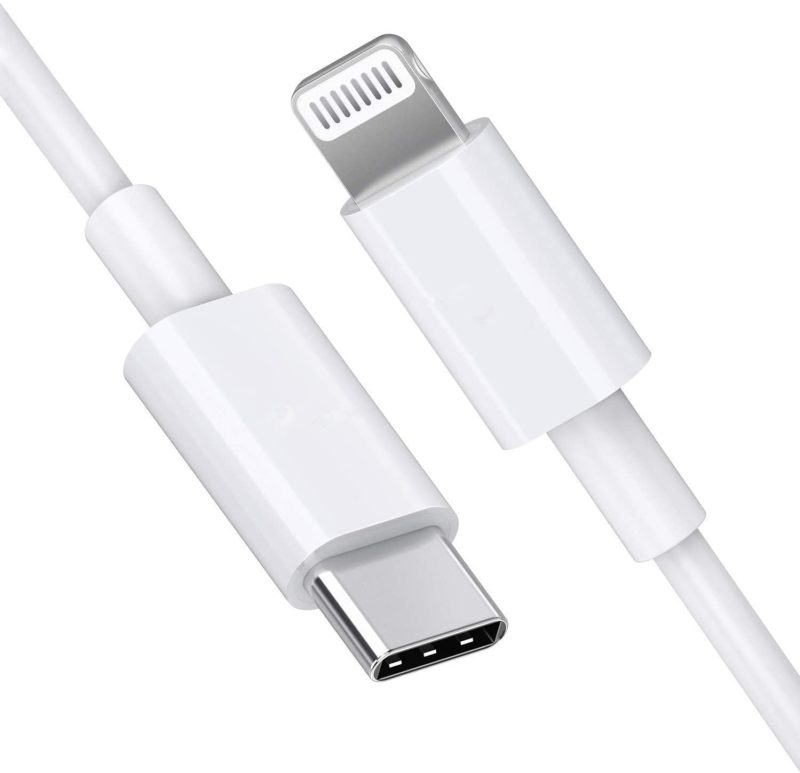 Lightning to USB-C fast charging cable