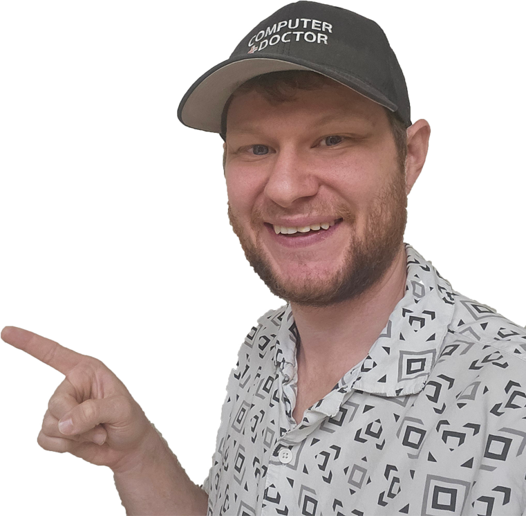 A picture of me pointing